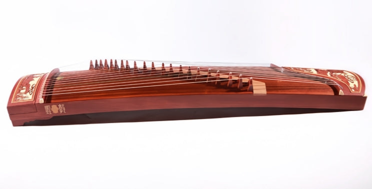 Dunhuang 694D-YY "Mandarin Ducks Playing in Water" Guzheng – 163cm Chinese Zither with Luminous Sound & Elegant Shell Inlay
