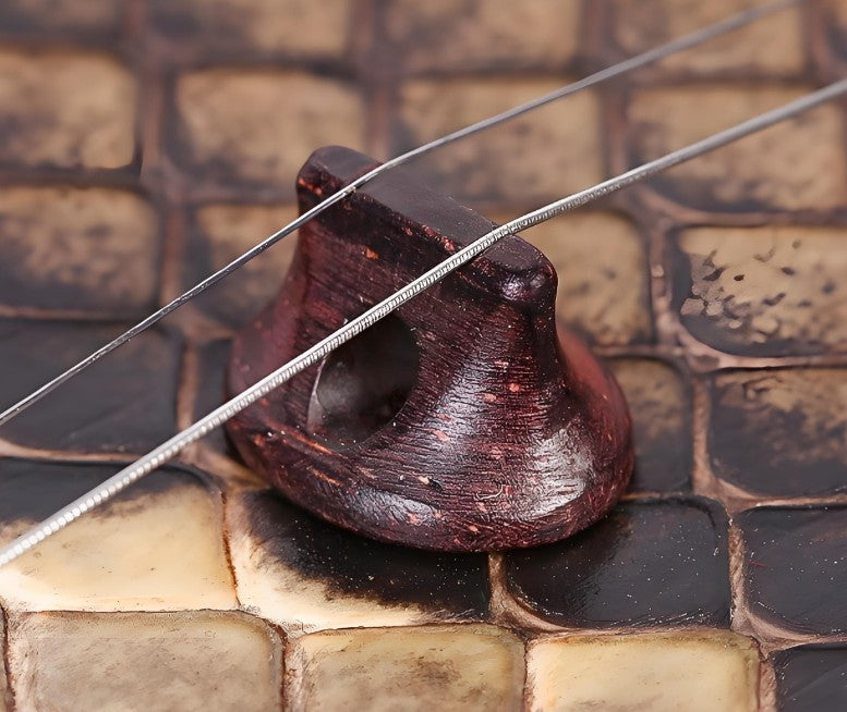 Large Red Sandalwood Erhu Bridges (Set of 3) – Oval-Shaped for Powerful Projection