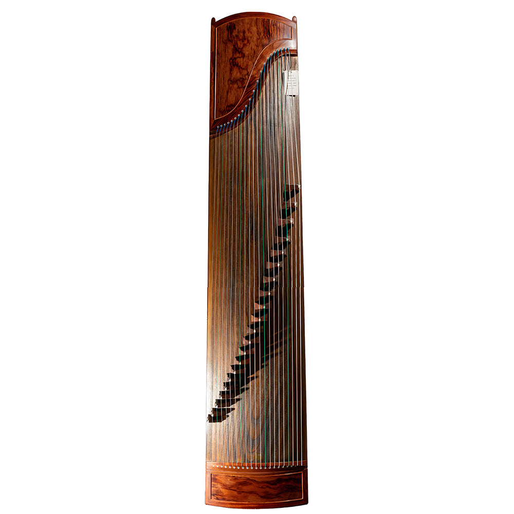 Huali Guzheng 708S “Natural Charm” – Rosewood Frame, Plain Finish, Grade A Paulownia Soundboard
