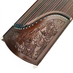 Hand-Carved Nanmu Wood Guzheng (163cm) - Professional Instrument for All Skill Levels: Beginner, Intermediate, Senior, Children, and Adults