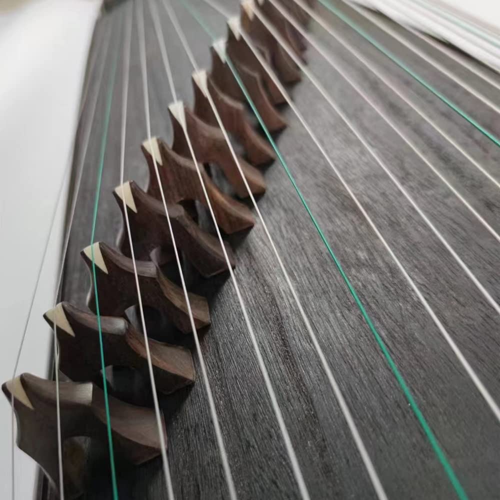 Hand-Carved Nanmu Wood Guzheng (163cm) - Professional Instrument for All Skill Levels: Beginner, Intermediate, Senior, Children, and Adults