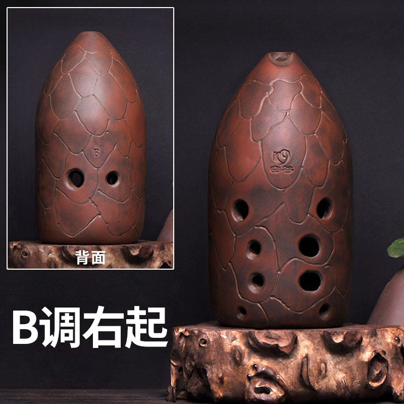 KongGu Xun 2024 – Professional 10-Hole Ceramic Ocarina Flute for Beginners & Students