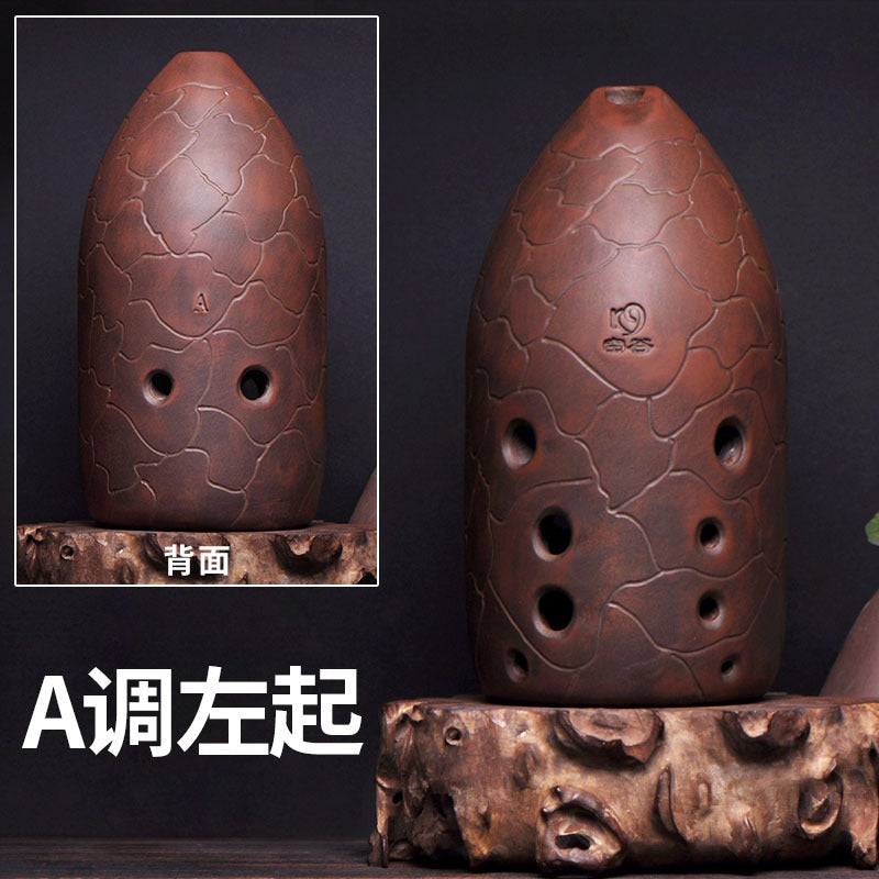 KongGu Xun 2024 – Professional 10-Hole Ceramic Ocarina Flute for Beginners & Students