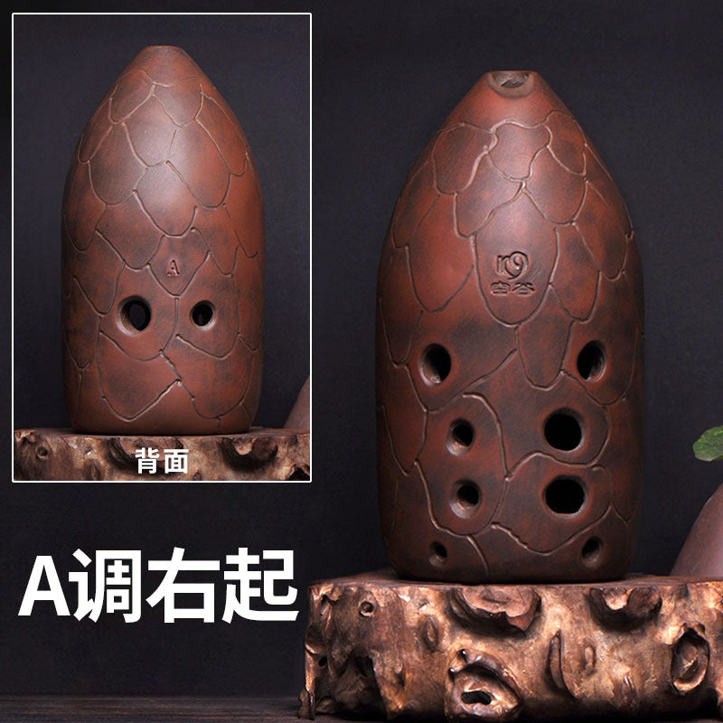 KongGu Xun 2024 – Professional 10-Hole Ceramic Ocarina Flute for Beginners & Students