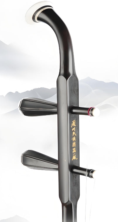 HuQiu Premium Black Sandalwood Professional Erhu (Silver Seal) 5132 – High-Quality Performance Instrument
