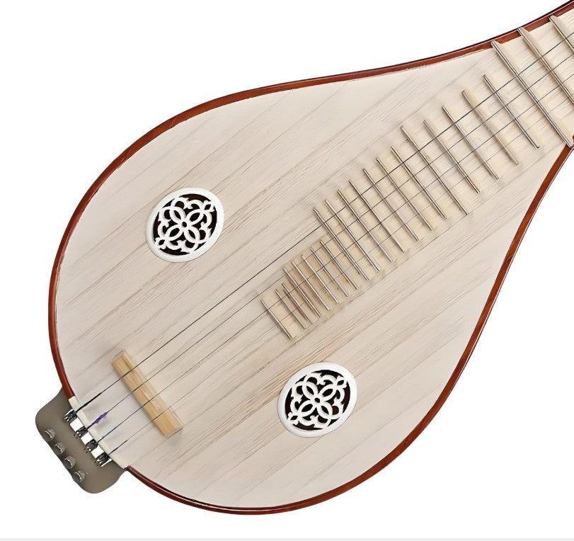 Yuehai DS14-LC Liuqin – Aged Dalbergia (Ovangkol) Body with Orchid Motif, Professional Grade(奥氏黄檀木)