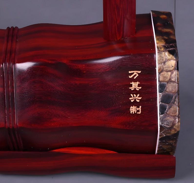 Wan Qixing African Sandalwood Erhu – Beginner to Advanced Level Professional Chinese Fiddle