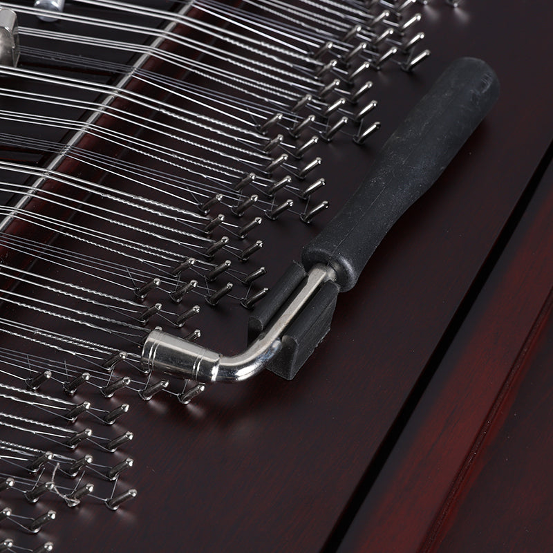 YueHai 621S-A Professional Yangqin – Rosewood Finish, Elegant Flat Panel, Model 402