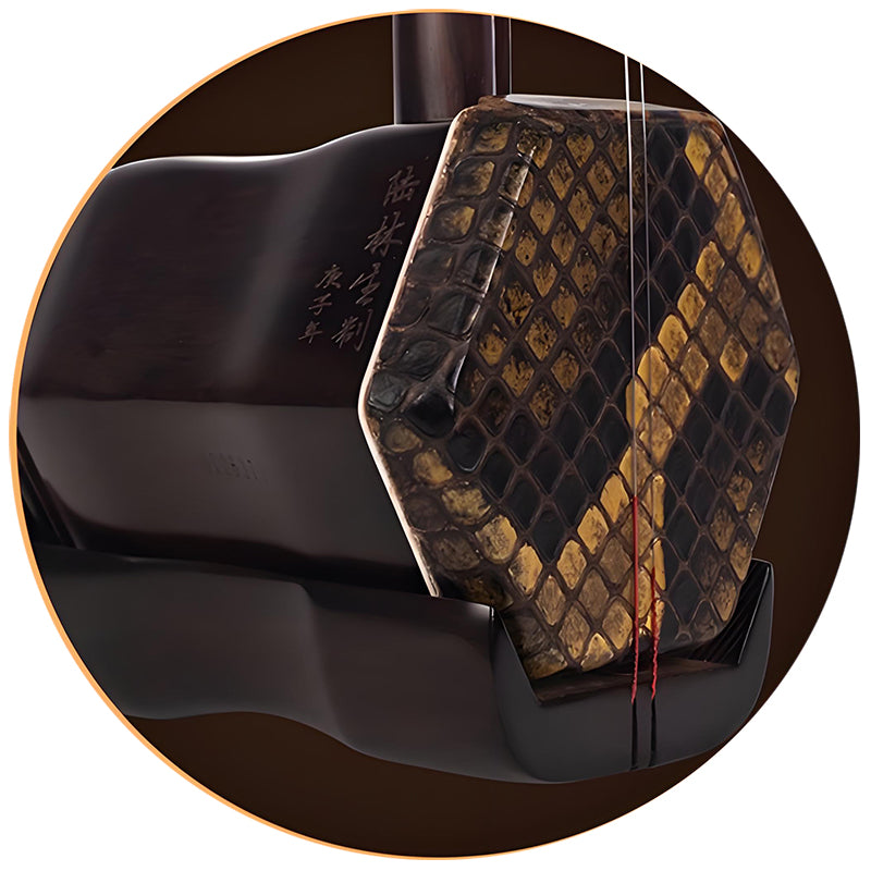 Lu Linsheng 4-Star Premium Old Rosewood Erhu – Silver Label Model for Professional Performance & Exams