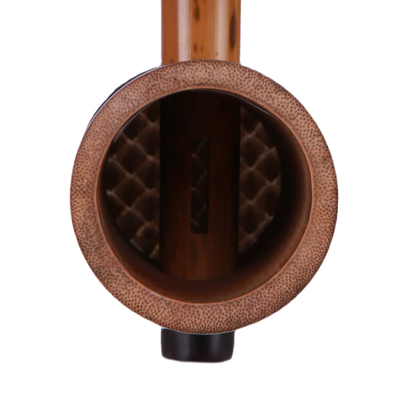 YueHai Model 701BE Jinghu (Erhuang Tuning) – Grade 1 Spotted Bamboo with East African Rosewood Pegs