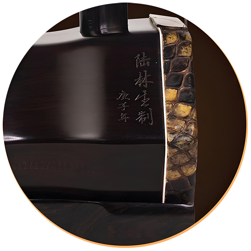 Lu Linsheng Ebony Erhu – Three-Star Model for Beginners & Intermediate Players, Hexagonal Body, Traditional Chinese Instrument