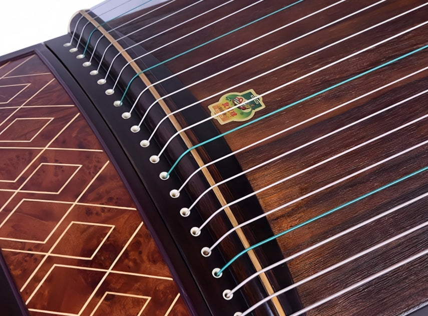 Dunhuang 9DH695OOE "Timeless Moments" Guzheng – 163cm Zither with "Romantic Sakura" Design, Premium Indonesian Rosewood, and Excellent Tone