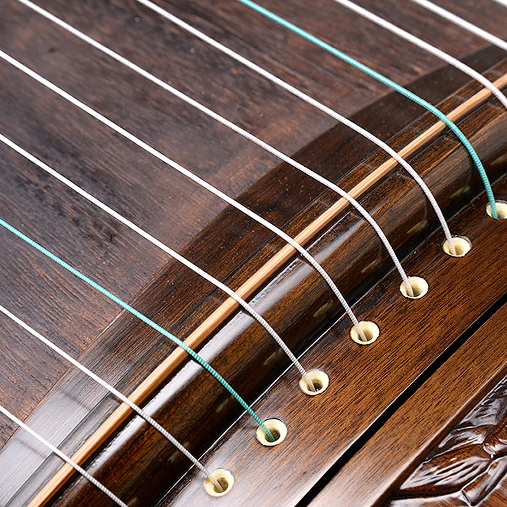 Hand-Carved Nanmu Wood Guzheng (163cm) - Professional Instrument for All Skill Levels: Beginner, Intermediate, Senior, Children, and Adults