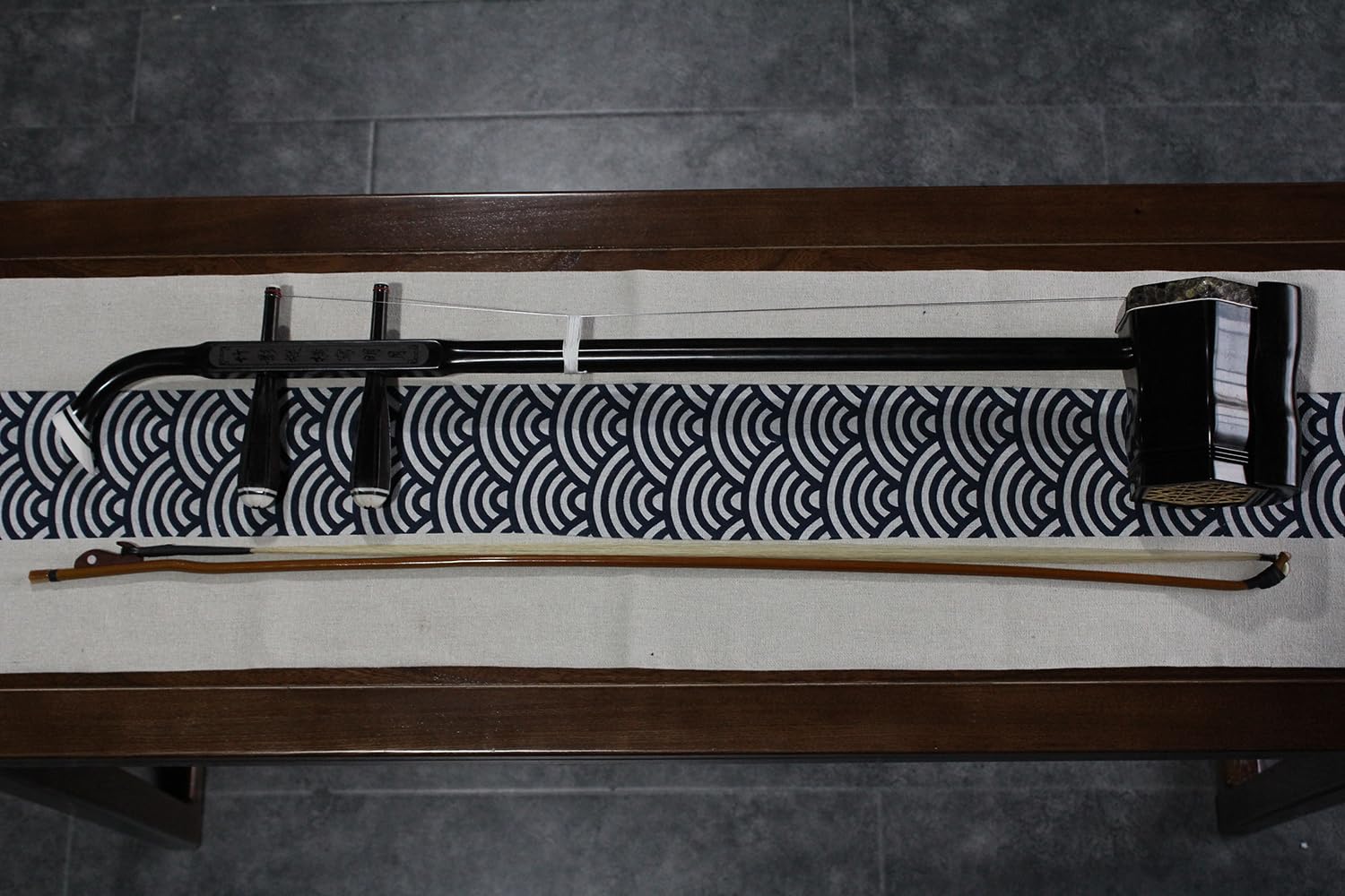 3-Star Professional Black Sandalwood Erhu, Suzhou Made 2-String Chinese Violin