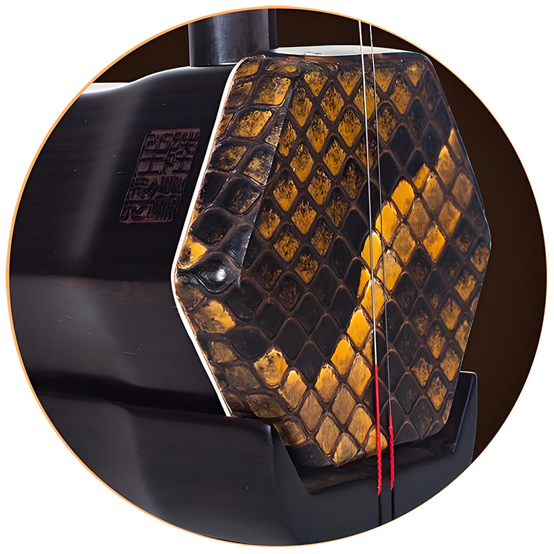 Lu Linsheng Collectors Edition Blood Sandalwood Erhu – Soloist Model for Professional Performance & Exams