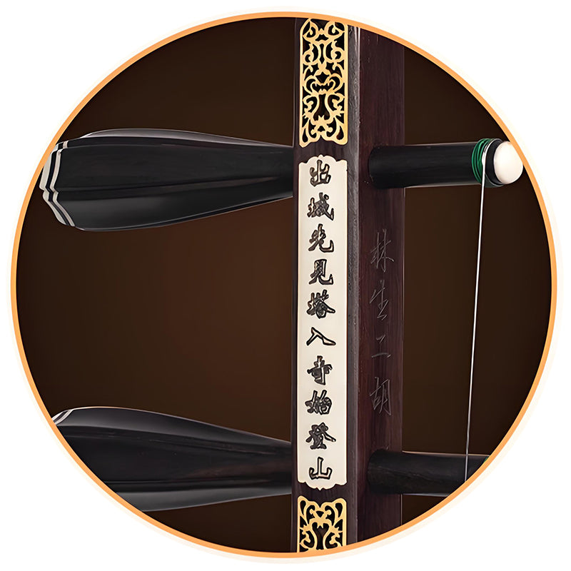 Lu Linsheng 3-Star Black Suanzhi Erhu – Beginner & Intermediate Performance Model