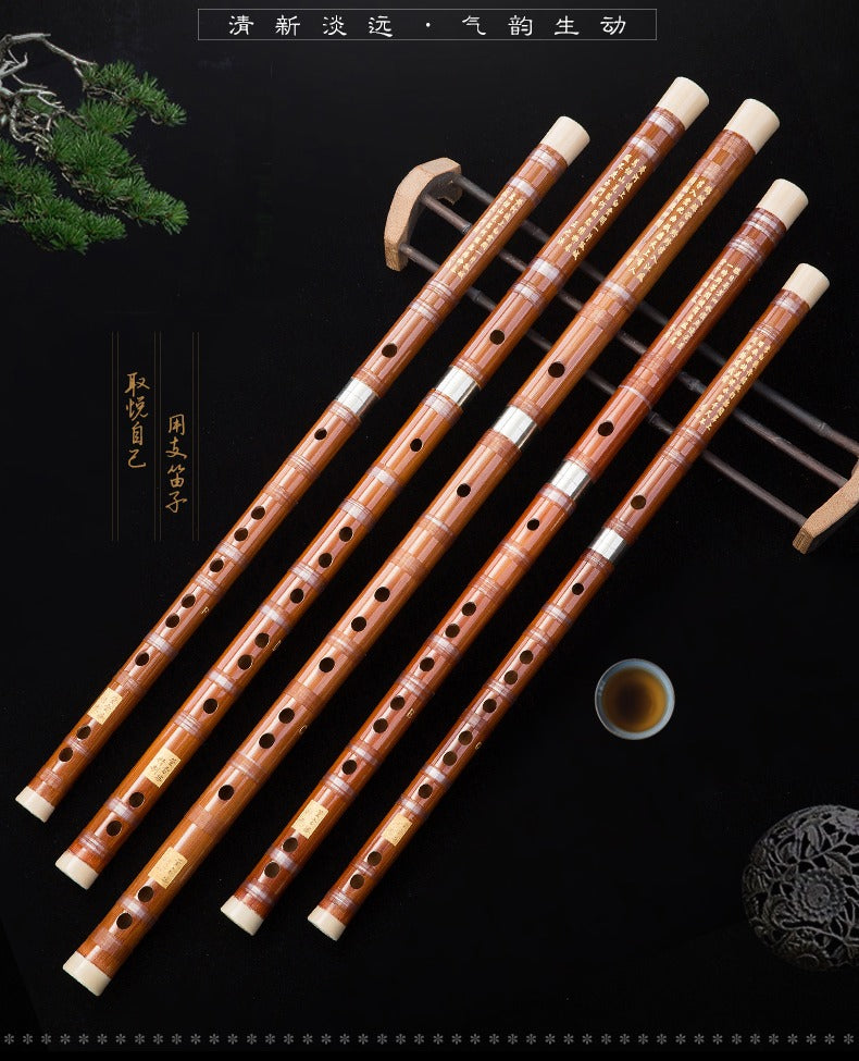 Dong Xuehua Premium Bitter Bamboo Dizi – Professional Chinese Flute for Adults and Students