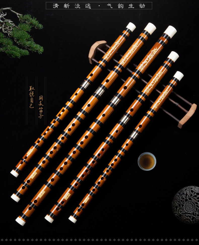 Dong Xuehua Collector’s Edition Dizi – Premium Bitter Bamboo Chinese Flute for Professional Musicians