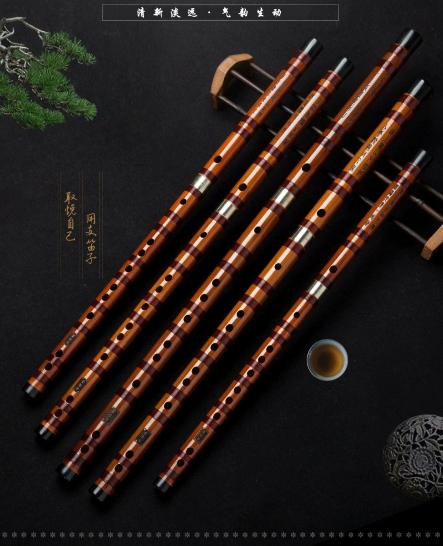 Dong Xuehua Bamboo Flute – Professional Bitter Bamboo Chinese Dizi for Beginners & Performers