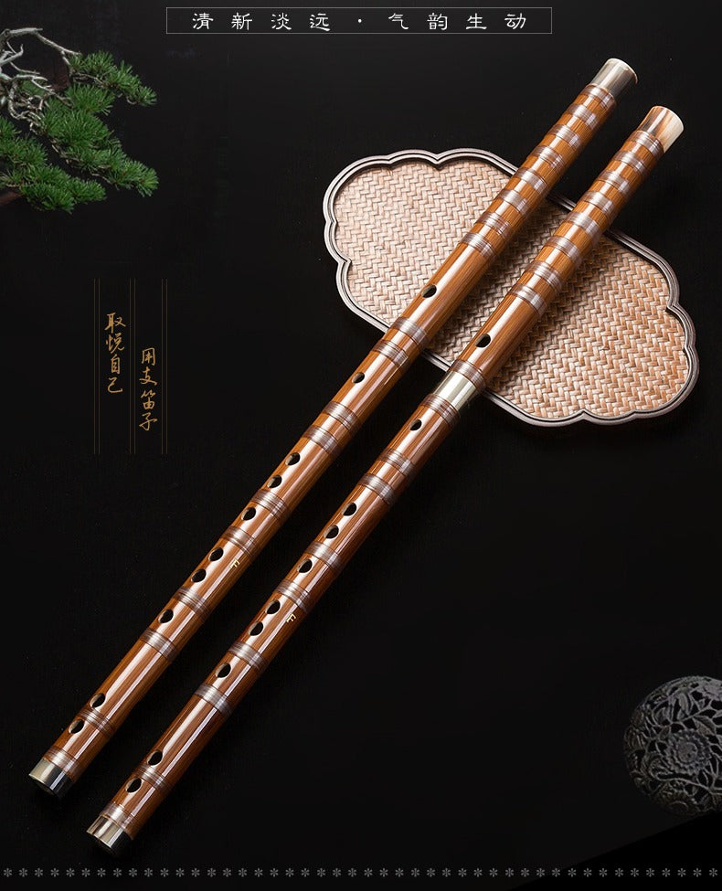 Dong Xuehua Professional Dizi – Premium Bitter Bamboo Chinese Flute for Performance & Exams