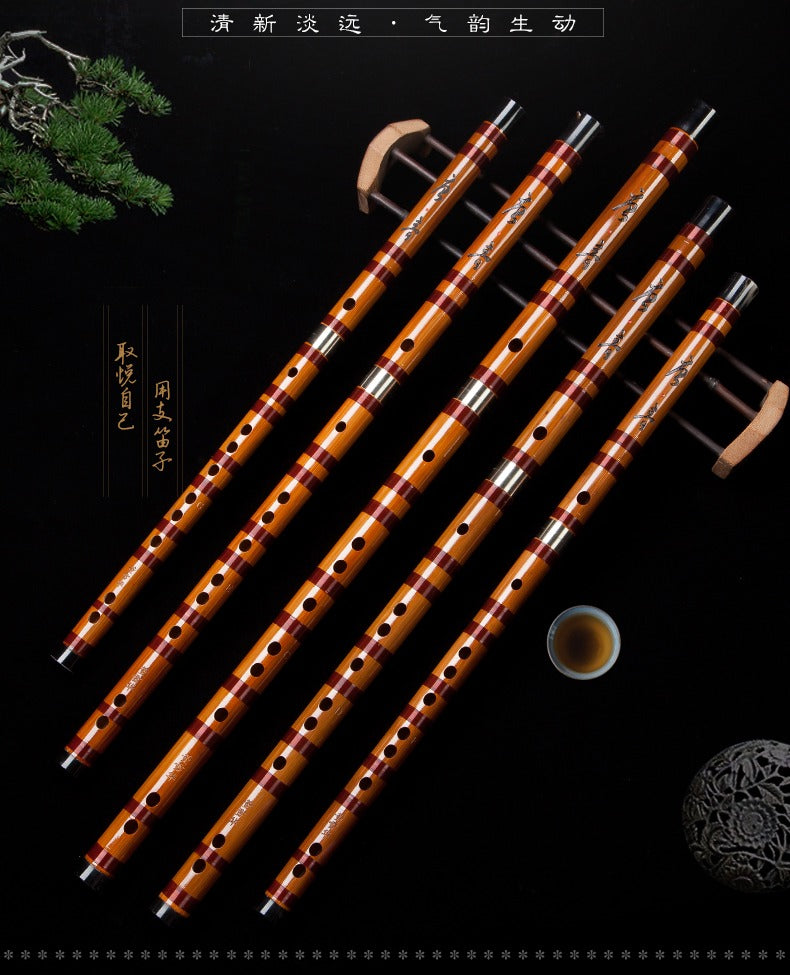 Dong Xuehua Bitter Bamboo Flute – Professional Chinese Dizi for Exams and Stage Performance