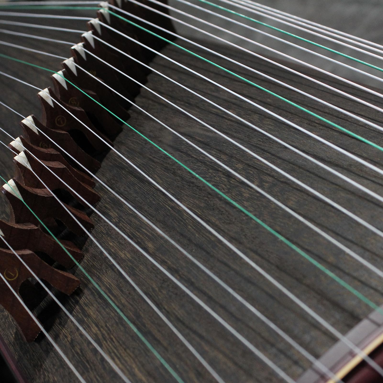 Professional Rosewood (ZITAN) Guzheng (163cm) - Handcrafted with Intricate Thousand-Character Carvings, Suitable for All Skill Levels