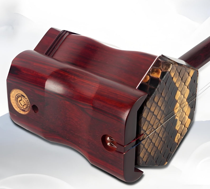 HuQiu Premium Indian Small-Leaf Rosewood Erhu 5168 (Gold Medal) – Professional Performance Erhu