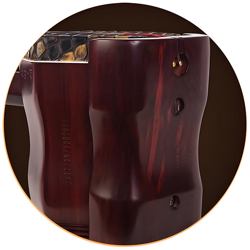 Lu Linsheng 5-Star African Red Sandalwood(非洲小叶紫檀) Erhu – Professional Solo & Performance Model