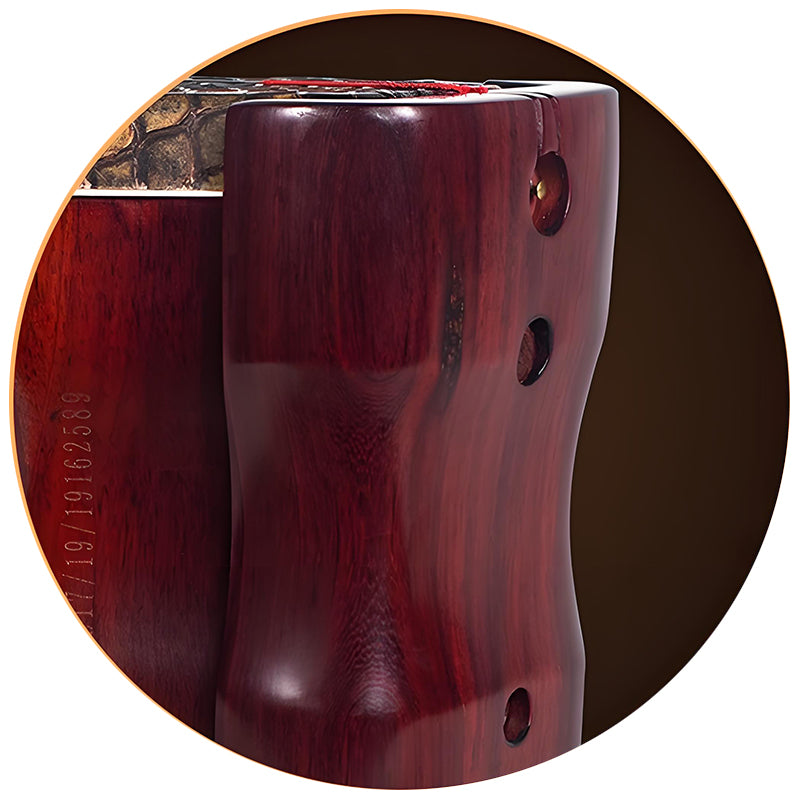 Lu Linsheng 4-Star African Red Sandalwood Erhu – Silver Label Professional Solo & Exam Grade