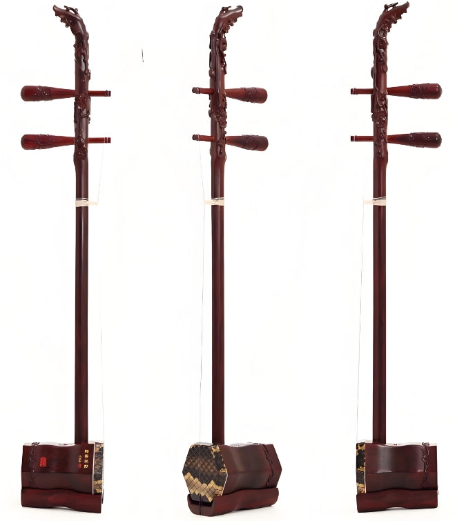 HuQiu "Subtle Fragrance & Graceful Shadows" Indian Small-Leaf Rosewood Erhu 5168-P – Professional Performance Erhu