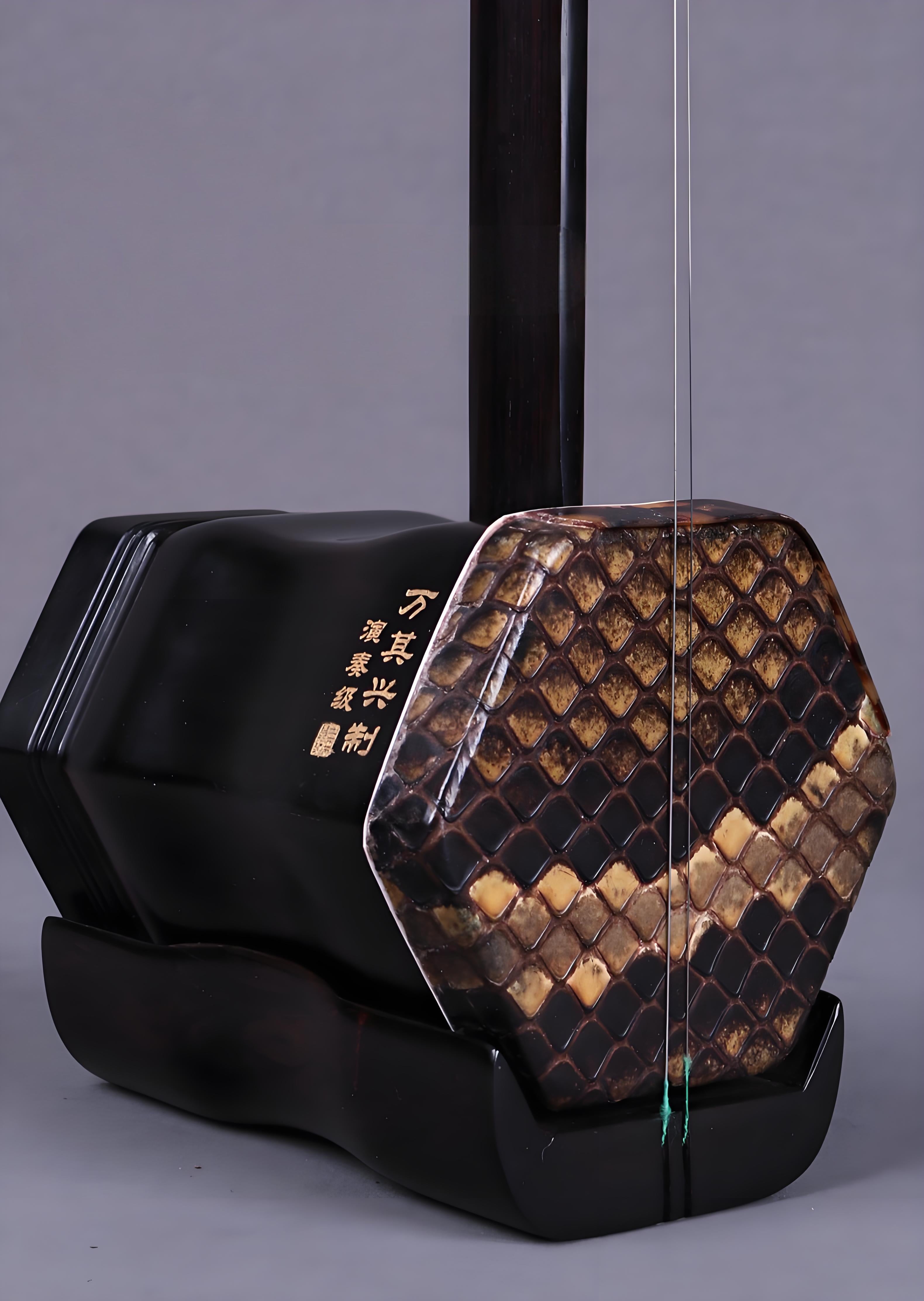 Wan Qixing Ebony Erhu – Professional Beginner Chinese Fiddle with Powerful Sound