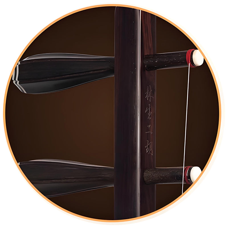 Lu Linsheng 4-Star Premium Old Rosewood Erhu – Silver Label Model for Professional Performance & Exams