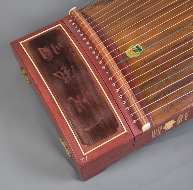 Dunhuang Guzheng 694M-YF "Fishing Boat Song at Dusk (Smooth Sailing)" – 163cm Zither with Ancient Rosewood, Premium Sound and Design