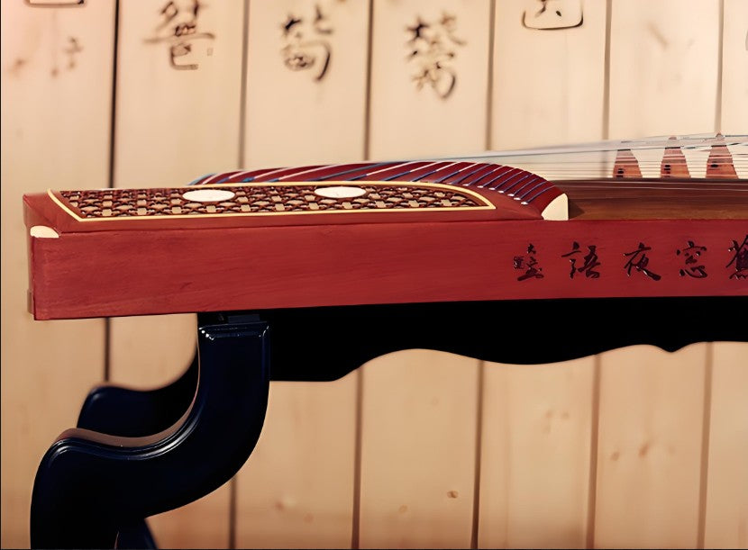 Dunhuang Guzheng 694KK "Bamboo Window Night Talk" – Premium Zither with Transparent, Bright Sound for Beginners and Professionals