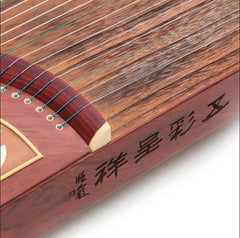 Dunhuang Guzheng 694LC-C "Auspicious Clouds" – Premium Zither with Mother-of-Pearl Inlay and Bright, Transparent Sound