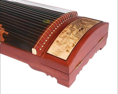 Dunhuang Guzheng 692F "Jade Shadow Eternal" – Premium Carved Zither with Transparent and Bright Tone