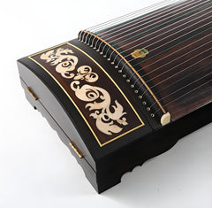 Dunhuang Guzheng 692LC "Splendid Courtyard" – Premium Carved Zither with Transparent and Bright Tone