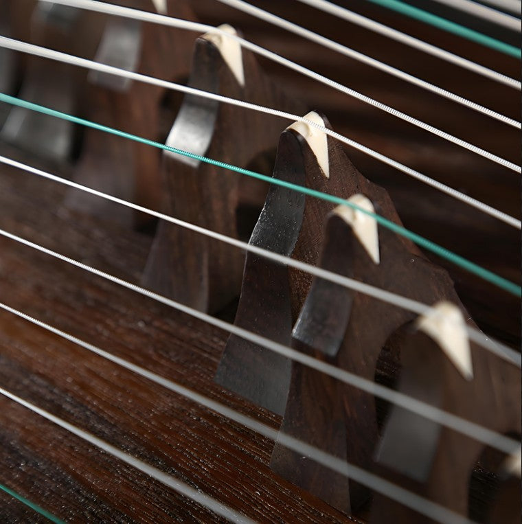 Dunhuang Guzheng 692LC "Splendid Courtyard" – Premium Carved Zither with Transparent and Bright Tone