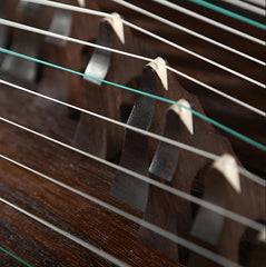 Dunhuang Guzheng 692LC "Splendid Courtyard" – Premium Carved Zither with Transparent and Bright Tone