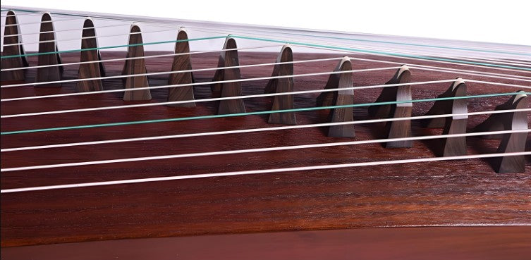 Dunhuang Guzheng 7691P "Floating Light & Colorful Child's Play" – Premium Carved Zither with High Brightness and Expressive Tone
