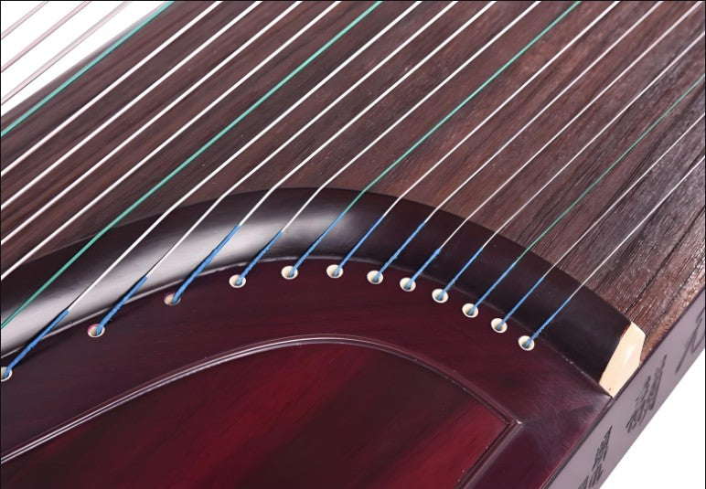 Dunhuang Guzheng 8698TM "The Love of the City" - Tianzhen Yuan Yun, Silver Thread Inlay, Premium Wood, Elegant Design
