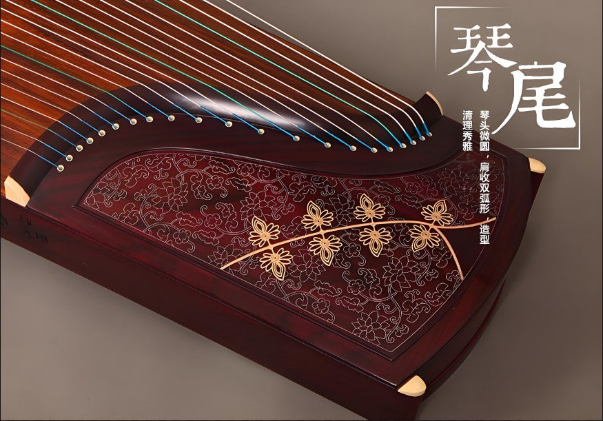 Dunhuang Guzheng 5698JT- Elegant Lady (大家闺秀) – Premium Craftsmanship, Bright & Resonant Tone