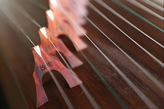 Dunhuang Guzheng 698MJ-Q - Window to the Sky (轩窗问语) - Intricate Hollow Carved Inlay, Bright and Resonant Tone