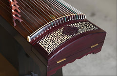 Dunhuang Guzheng 698MJ-Q - Window to the Sky (轩窗问语) - Intricate Hollow Carved Inlay, Bright and Resonant Tone
