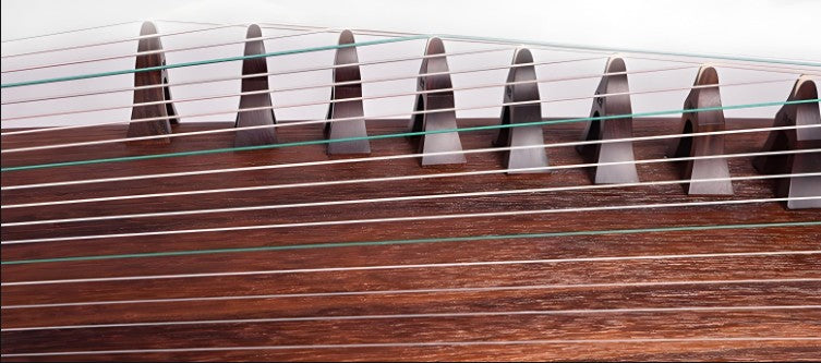 Dunhuang Guzheng 695OOO - Radiant Cherry Blossom (烂漫樱花) with Colorful Inlay