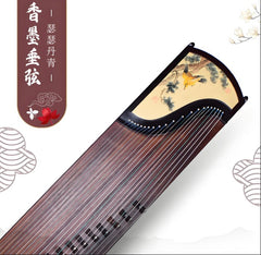Dunhuang Guzheng 9DH9698BB Fragrant Ink Hanging Strings - Rainbow Dress Design