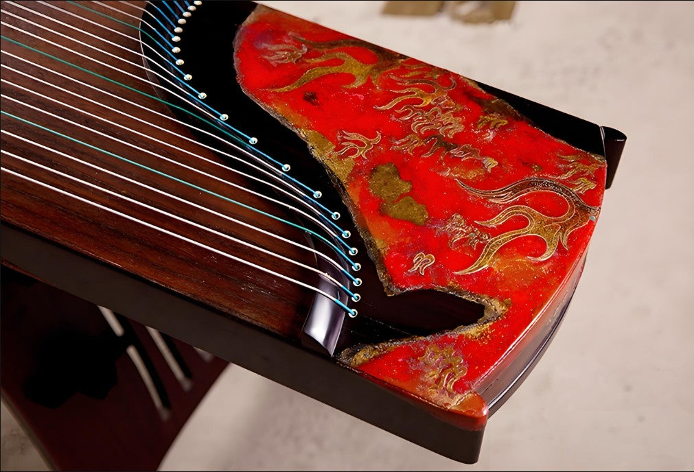 Dunhuang Guzheng 69698PP (Five Elements - Fire) Premium Collectible Guzheng