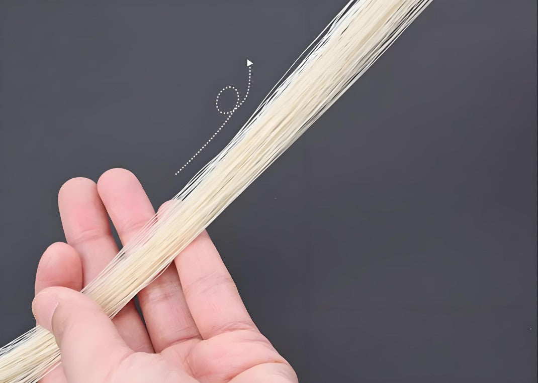 Huqiu Professional Erhu Bow – Pernambuco Tip with Bamboo Shaft & Natural Horsehair