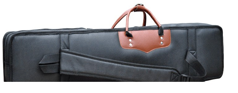 Deluxe Dual Erhu Case – Faux Leather, Velvet Lining, High-Density Padding, Fits Two Instruments