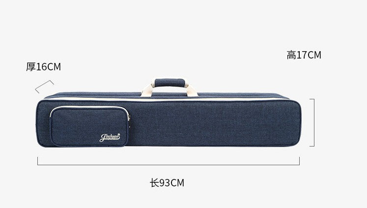 Oxford Fabric Dual Erhu Case – Thick-Padded Gig Bag for Two Erhu with Backpack, Shoulder Strap & Handle Options